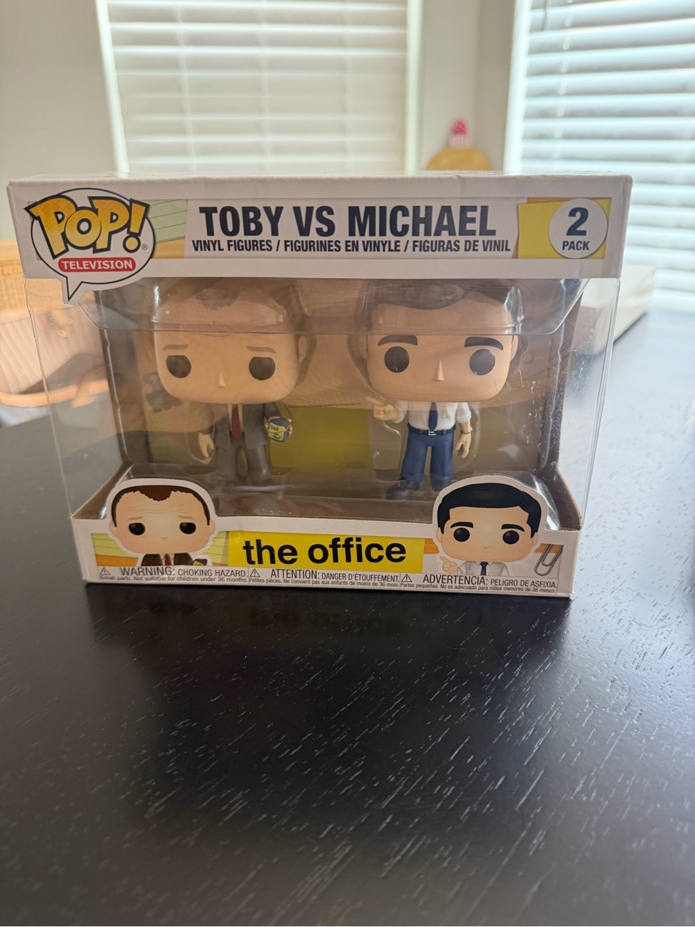 Funko POP! The Office Toby vs Michael 2-Pack - Yellow, White, Black